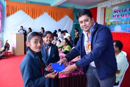 Students and teachers at NEW SEETA PUBLIC SCHOOL DEORI